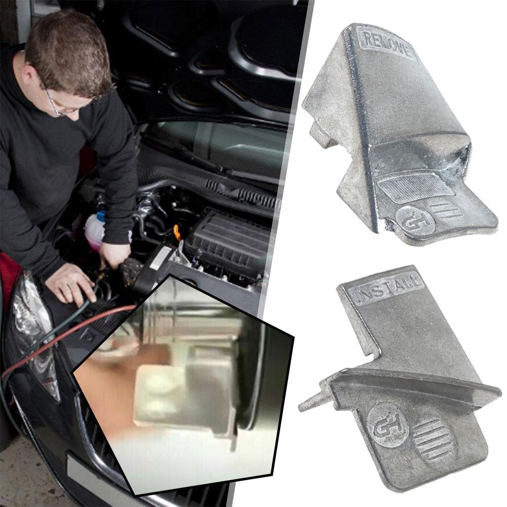 Electronics Repair Kit - 2 個の自動リブドライブベルトリムーバーストレッチ補助ベルト取り外し修理インストーラーツール車車セット改造分解ツール I0Q2
