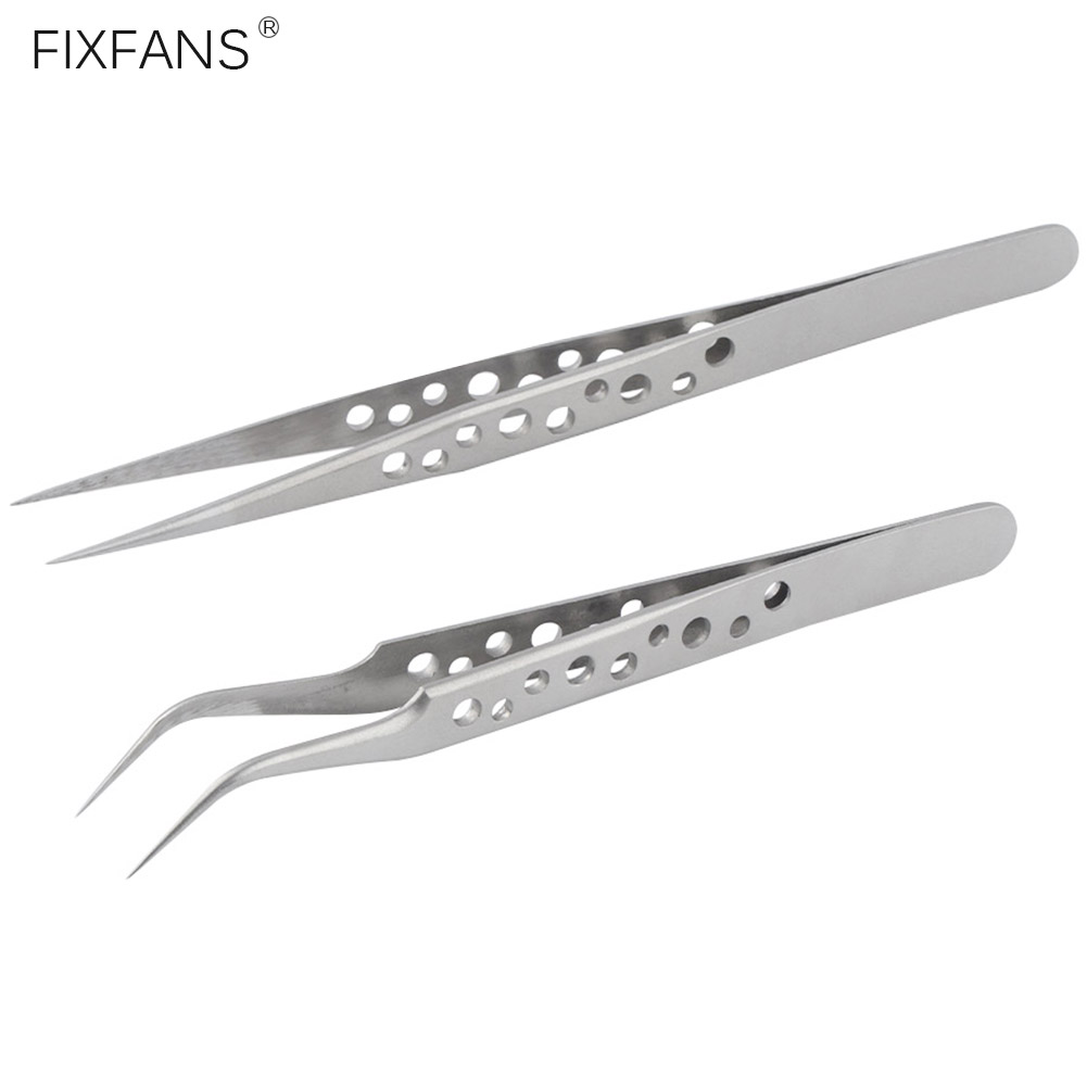 Smd Tweezer Set - 超精密ステンレス鋼ピンセット,電子機器,携帯電話,ラップトップ修理,SMD溶接ツール用のファインポイントピンセット