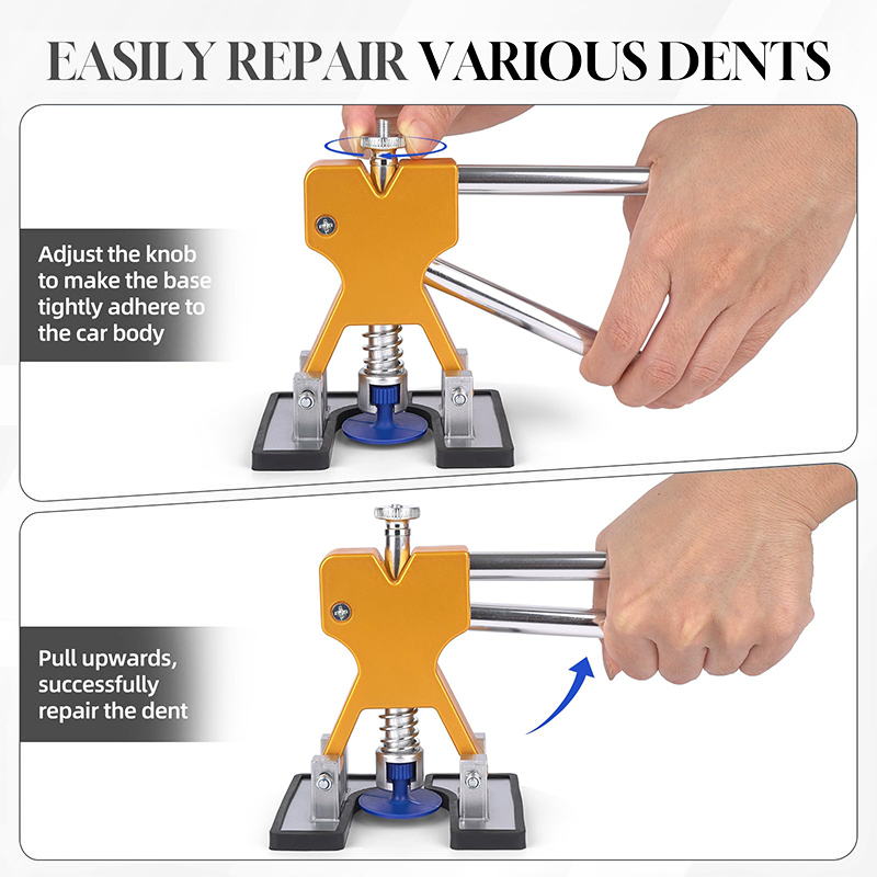車のペイントレスデントリペアツールキット PDR デントプー - Electronics Repair Kit のレビューと価格