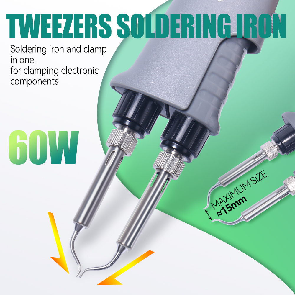 YIHUA 938D ポータブルピンセットはんだステーション - Smd Tweezer Set のレビューと価格