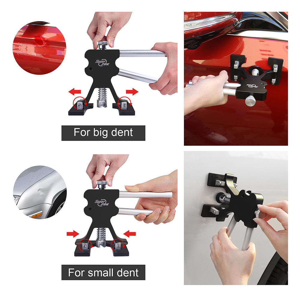 金属 PDR 車のデントリペアツール黒デント除去リフター車体 - Electronics Repair Kit のレビューと価格