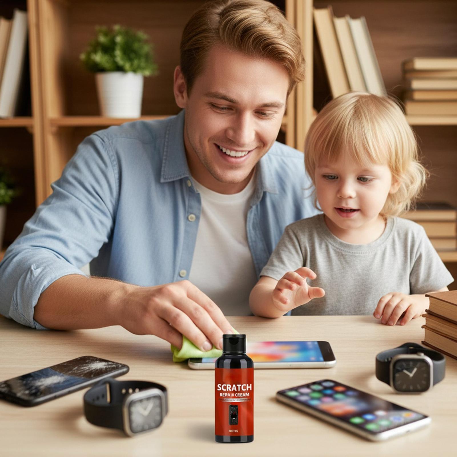 ガラス傷消し＆研磨クリーム クイックリペアキット 携帯電話画 - Electronics Repair Kit のレビューと価格