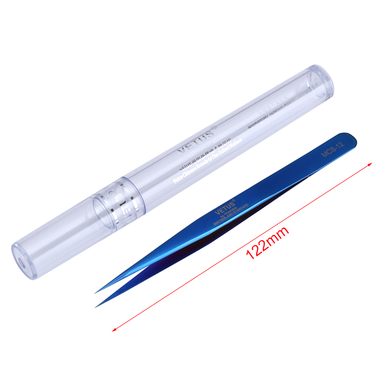 オリジナルヴェトス MCS-12 精密ピンセットステンレス鋼 - Smd Tweezer Set のレビューと価格