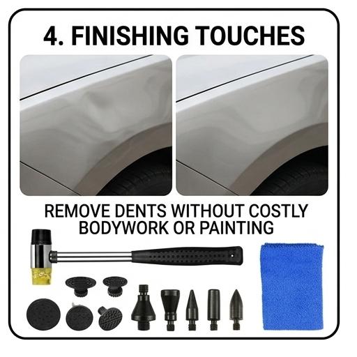 車のへこみ修理ツールキット、塗装レスデントリムーバー、吸盤式 - Electronics Repair Kit のレビューと価格