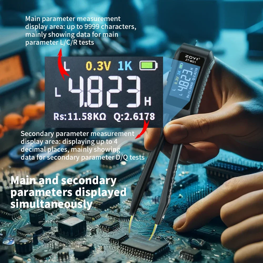 ZOYI ZT-MD1 高精度ポータブルスマートピンセット型 - Smd Tweezer Set のレビューと価格